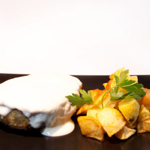 Solomillo con queso azul (2 medallones)