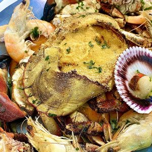 Buey estilo donostiarra al gratén